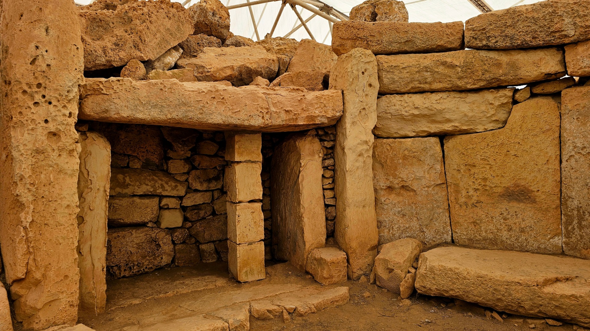 Malta, chrám Mnajdra